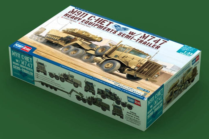 Hobby Boss 085519 1/35 M911 C-Het mit Anhänger Army Modellbausatz, Modellbauzubehör, Mehrfarbig