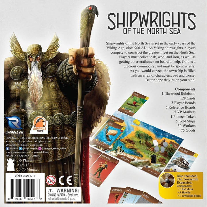 Renegade Game Studio RGS00587 Shipwrights of The North Sea, Multicoloured