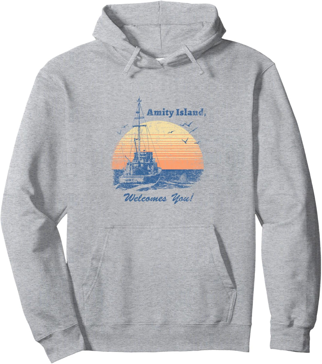 Jaws Jahrgang Amity Island Pullover Hoodie