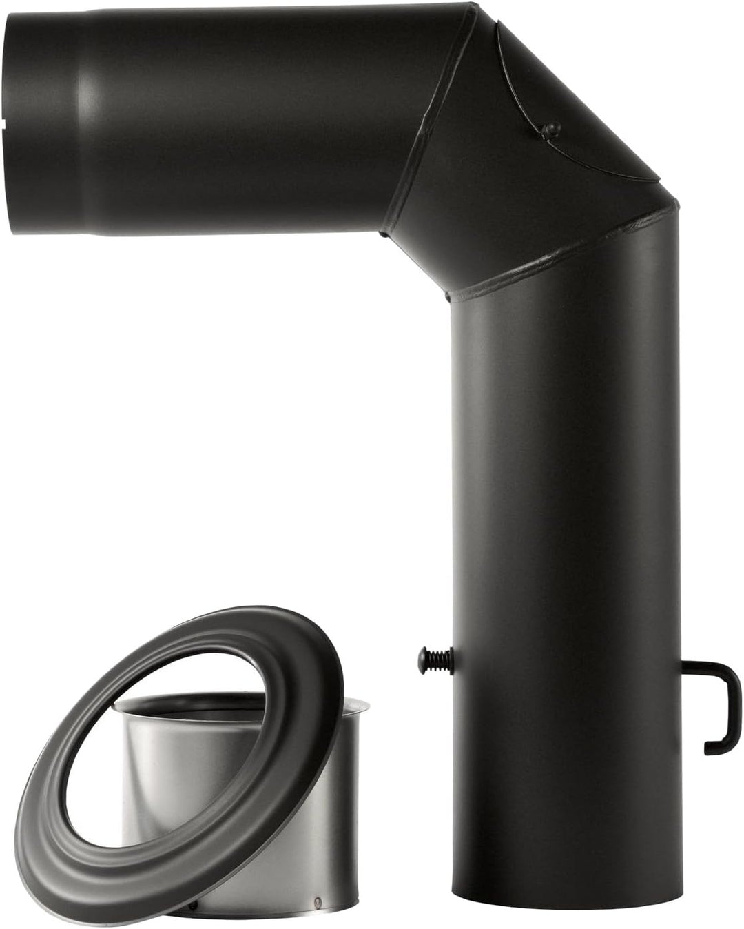 Bertrams 198110 Winkelbogenset 3-teilig, 2mm senotherm UHT-Hydro lackiert schwarz, durchmesser 120mm
