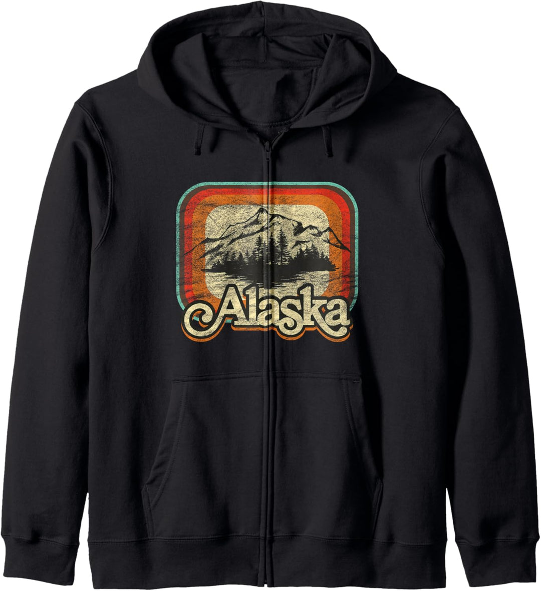 Vintage Alaska Kapuzenjacke