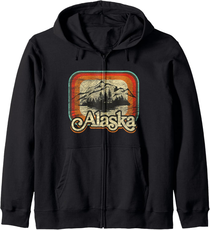 Vintage Alaska Kapuzenjacke