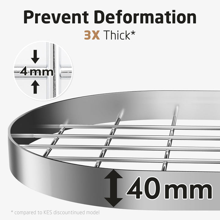 KES 85x39cm Chrom Topfhalter Pfannenhalter Hängeregal Küche Topfregal Deckenregal Hängend Küchenrega