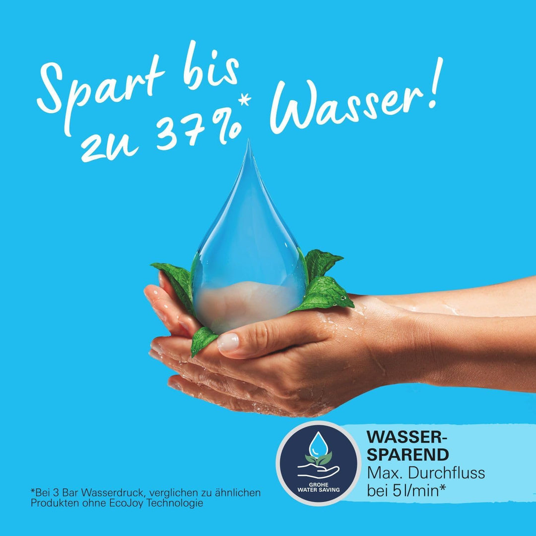 GROHE Start - Waschtischarmatur (wassersparend, M- Size, inkl. Einbauwerkzeug, flexibler Anschluss);