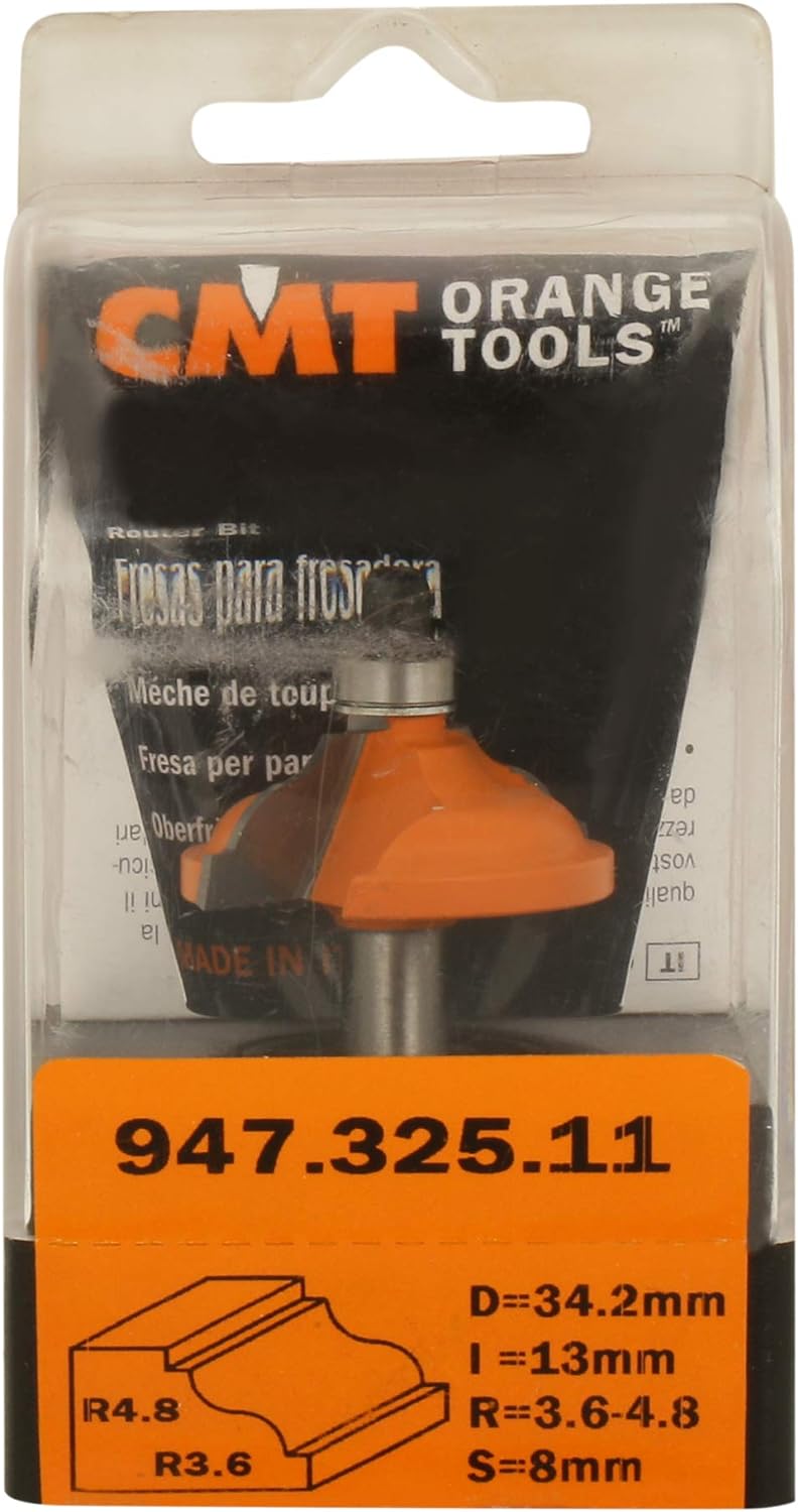 CMT Orange Tools 946.325.11 – Erdbeere Umrissen mit rodam. HM S 8 R 3.6/4.8
