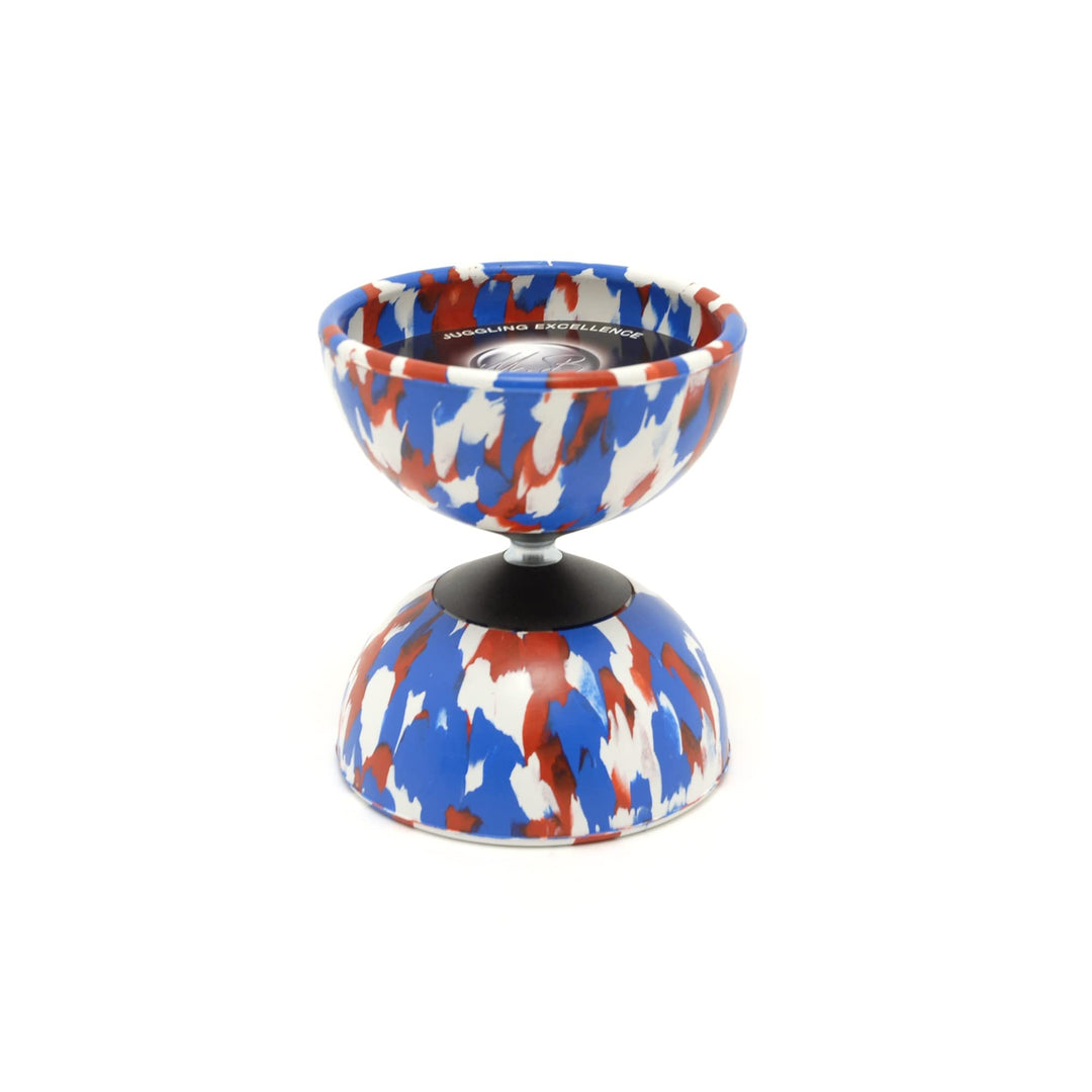 Mister Babache JDAM Diabolo Harlekin, Medium, BLC, Weiss/Rot/Blau Weiss / Rot / Blau No size, Wei&#x