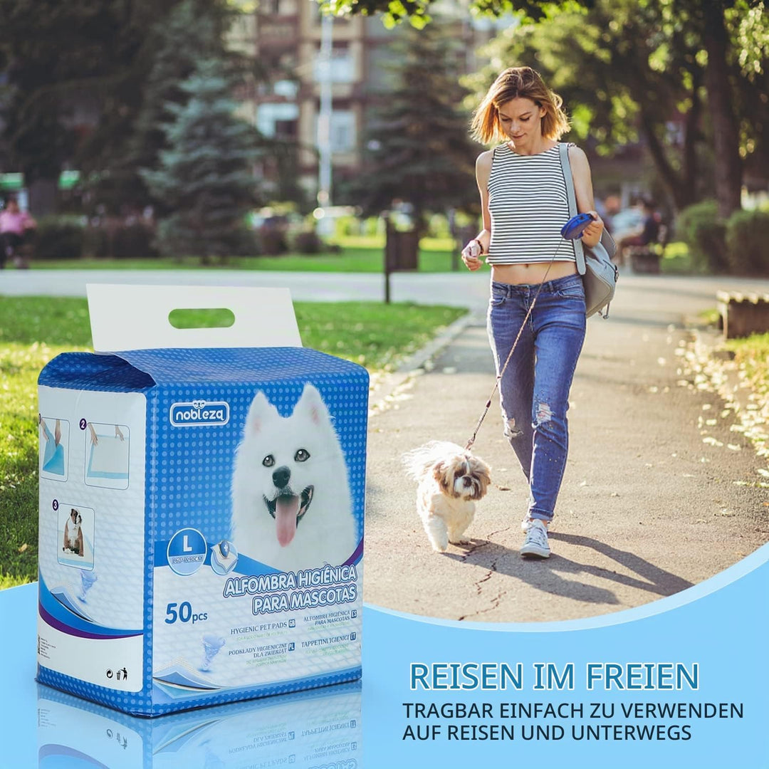 Nobleza -50 x Ultra saugfähige Hunde Trainingsunterlagen Welpenunterlage Welpen Toilettenmatte, 60 *