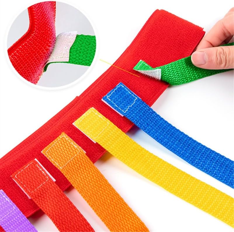 Vaguelly Kinderspielgürtel 12 Stück Schwanzfang Spielset Aus Oxford-Material Für Jungen Und Mädchen