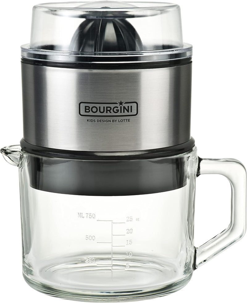 Bourgini Lotte Juicer Deluxe | Orangenpresse | Elektrische Zitruspresse | Entsafter Hebel Fruchtpres