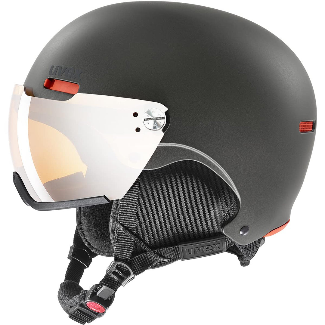 uvex hlmt 500 visor - Skihelm für Damen und Herren - mit Visier - individuelle Grössenanpassung - da