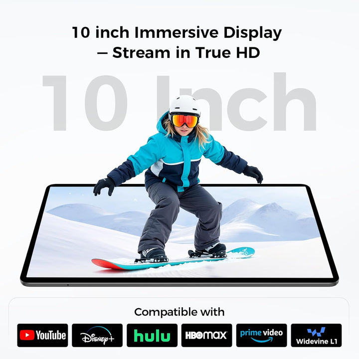 TECLAST Tablet 10 Zoll Android 16, Neueste Tablets 32GB+128GB (4TB erweiterbar), 7000mAh, Octa-Core