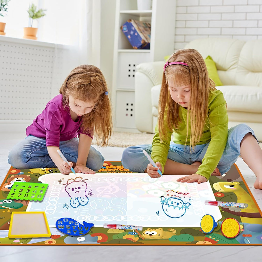 Aqua Wasser Doodle Matte,150×100cm Aqua Magic Doodle Painting Mat,Drawing Matte mit Wasserstift Werk