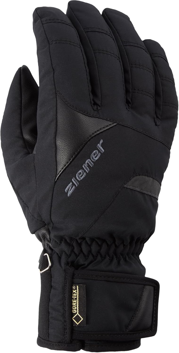 Ziener Guffert GTX Ski-Handschuhe/Wintersport | Wasserdicht, Atmungsaktiv 6.5 graphite/black, 6.5 gr