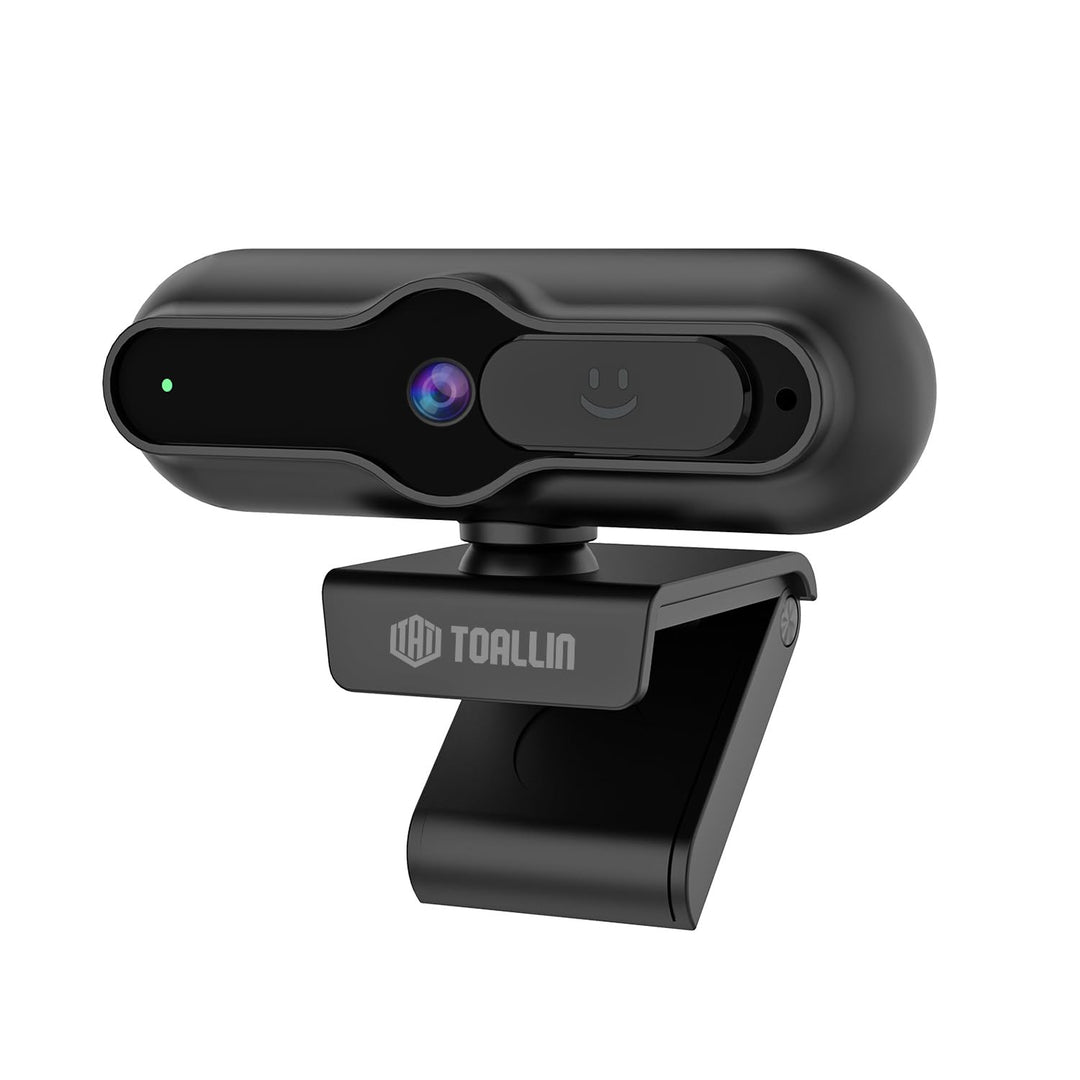 TOALLIN 4K-Webcam für PC, 1080P@60FPS, 1/2,5-Zoll-Sensor, PDAF-Autofokus, integriertes Mikrofon und