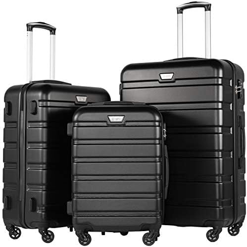 COOLIFE Hartschalen-Koffer Trolley Rollkoffer Reisekoffer ardschale Boardcase Handgepäck mit TSA-Sch