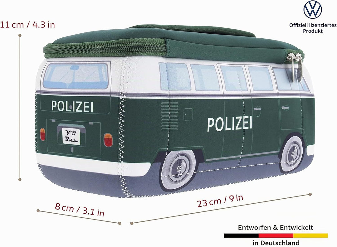 BRISA VW Collection - T1 Bulli Bus Kulturbeutel Kosmetiktasche | Volkswagen Universaltasche Waschbeu