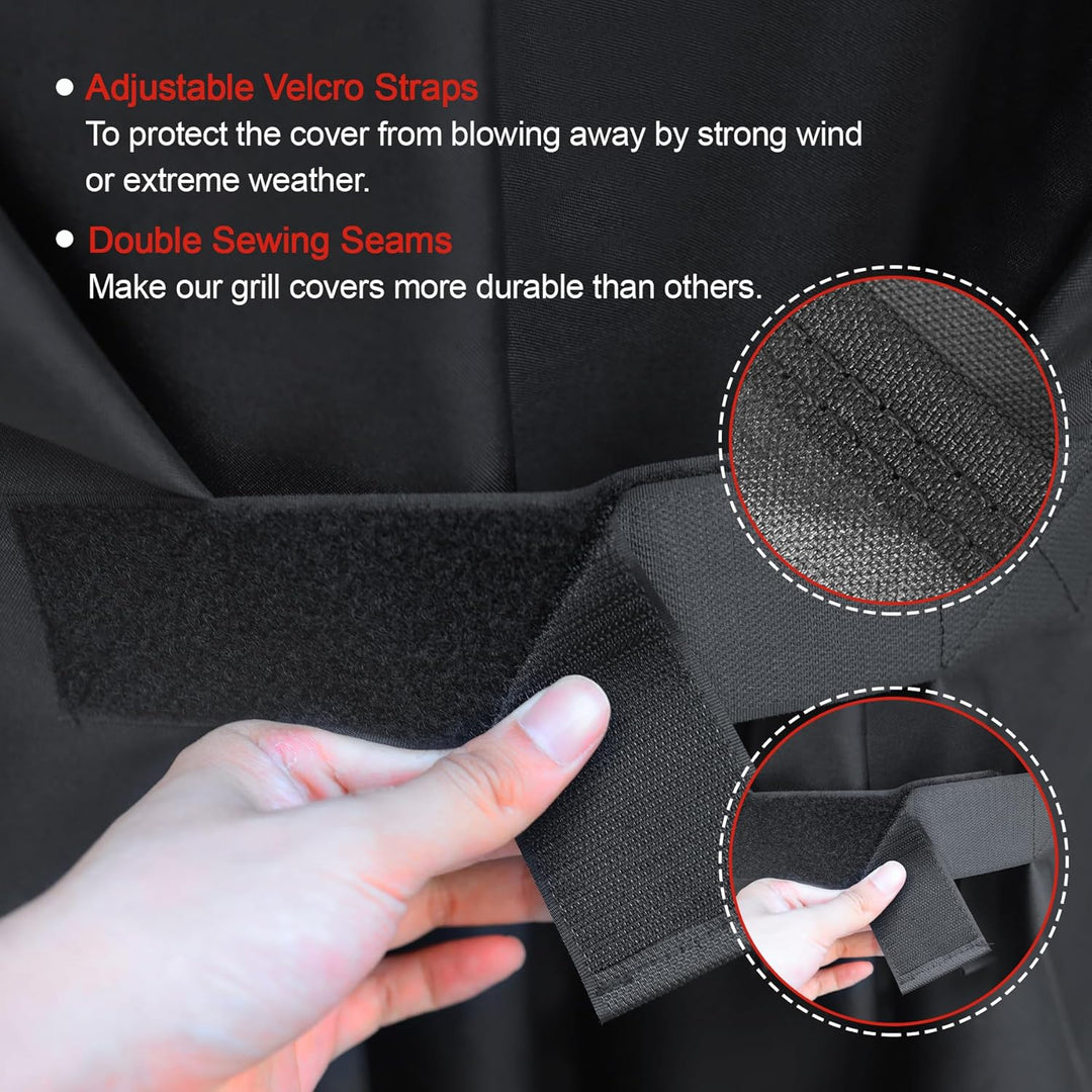 Grillabdeckung Wetterfest 165 cm - 7131 Grillabdeckungen für Weber Genesis 400 Serie 4 Brenner Grill