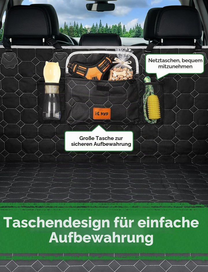KYG Kofferraumschutz Hund mit Seiten und Ladekantenschutz Hundeschutz Auto Kofferraum Wasserdicht &