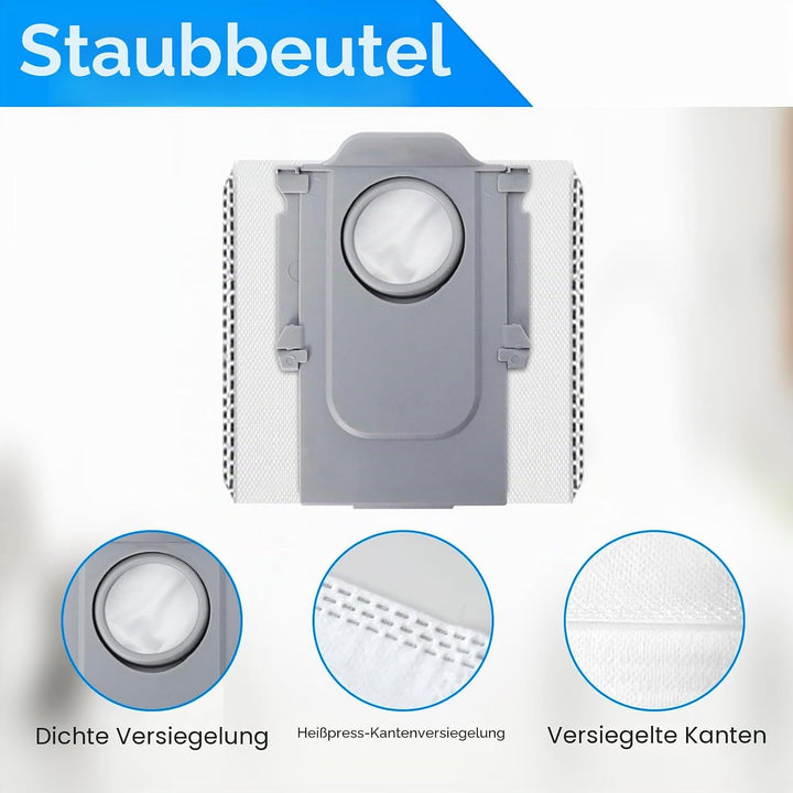 Ersatzteile ZubehörSet für Roborock QV 35A / QV 35S / QR 798 / QR 598 Saugroboter, 2 Hauptbürsten, 4