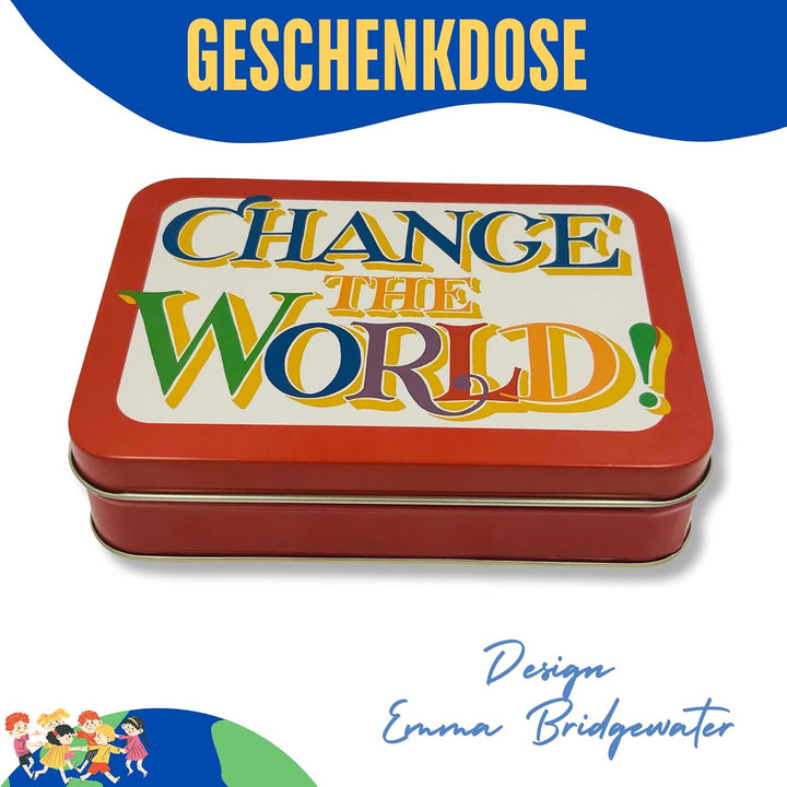Geschenkdose Design Emma Bridgewater - Liebevoll gestaltete rechteckige Bonbondose - Motiv Change th
