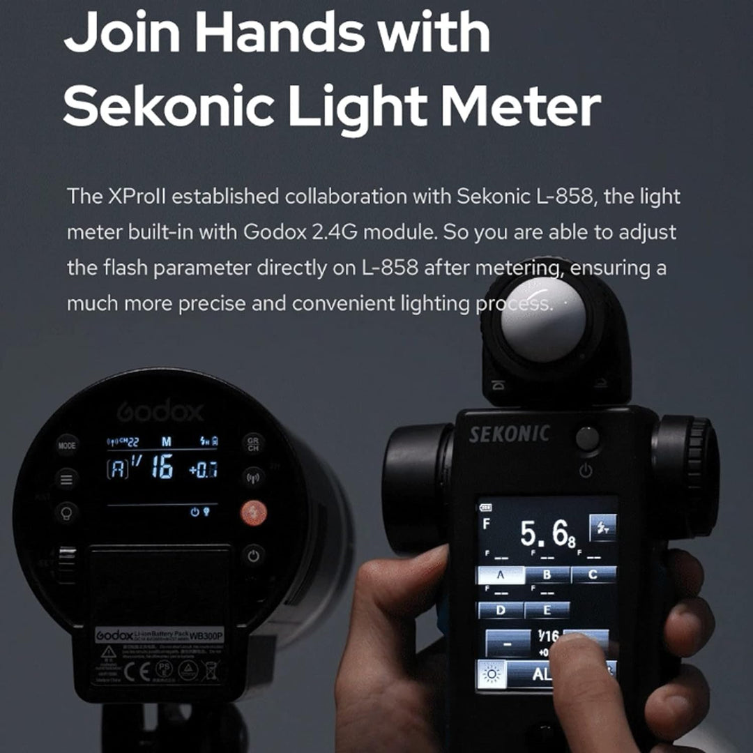 Godox XPro XProII-C Trigger für Canon, Godox Flash Wireless Transmitter TTL 2.4G HSS 1/8000S Bluetoo
