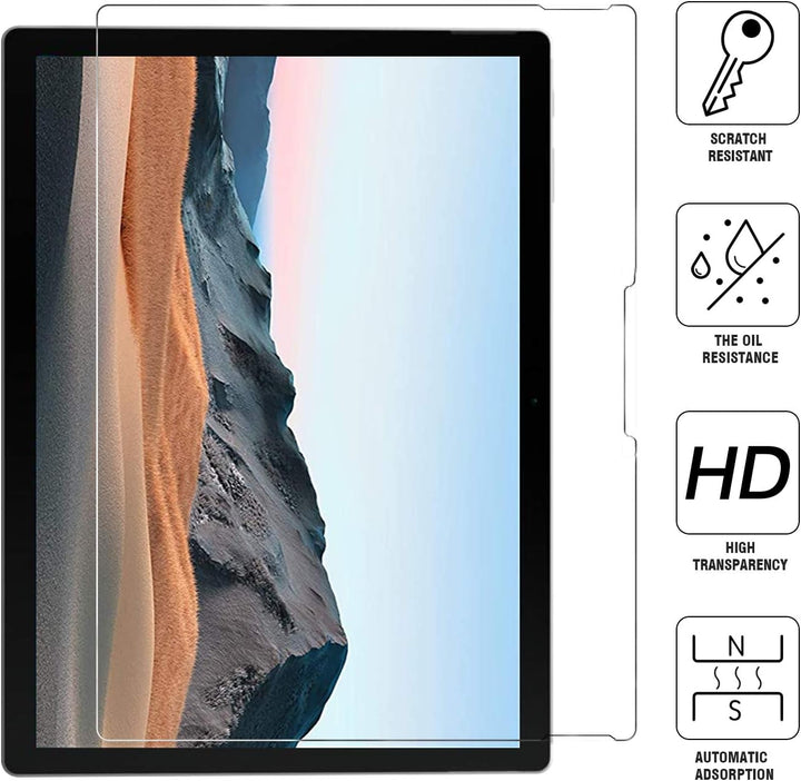 Megoo Surface Book 3 Displayschutzfolie 15 Zoll, gehärtetes Glas/einfache Installation/kratzfest, au