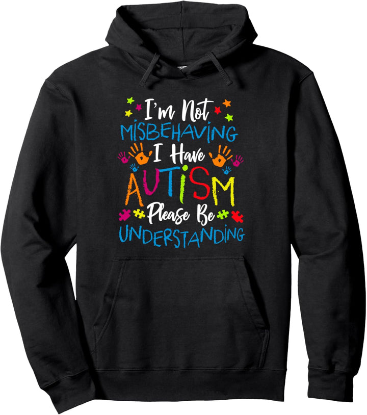 Autismus-Bewusstsein benehme mich nicht schlecht Autismus Pullover Hoodie