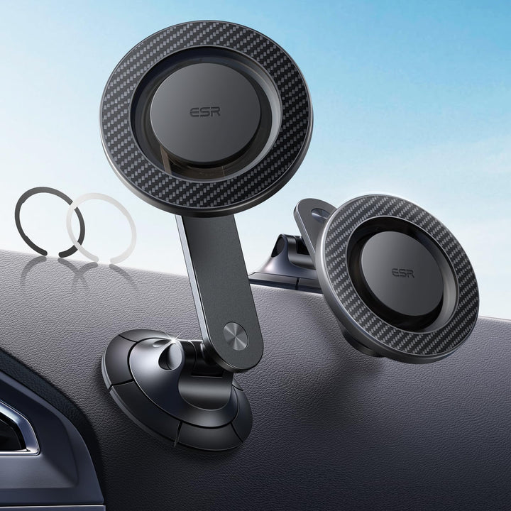 ESR Handyhalterung Auto für MagSafe Autohalterung, 360° Rotation, verbesserte Armaturenbrett Magnet