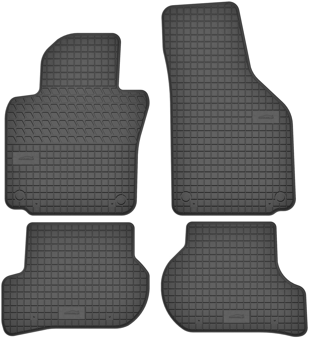 Gummimatten Gummi Fussmatten Satz für VW Volkswagen Golf V/VI/Jetta/Scirocco/Skoda Octavia II/Seat A
