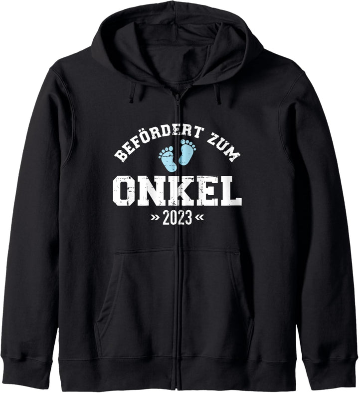 Befördert zum Onkel 2023 Schwangerschaft verkünden Kapuzenjacke