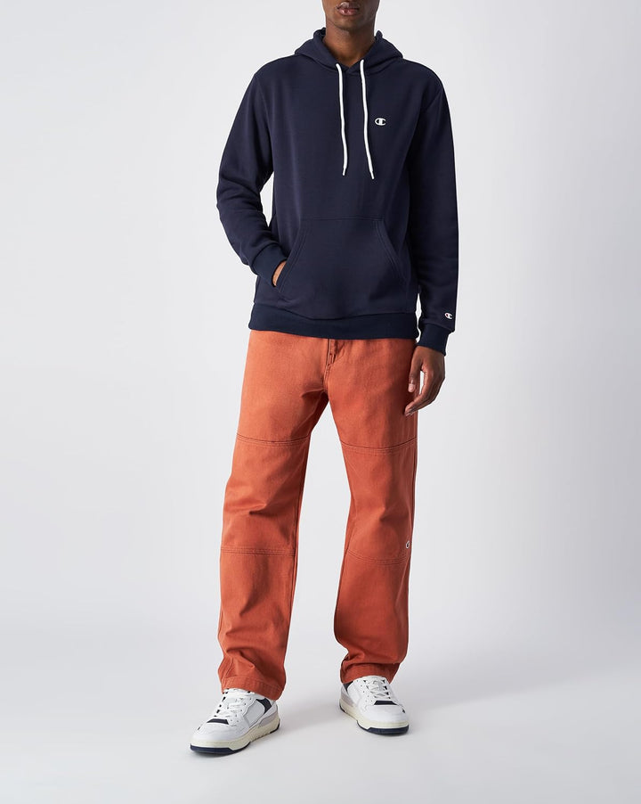 Champion Herren Legacy Basics-Powerblend Fleece Kapuzenpullover, Marineblau