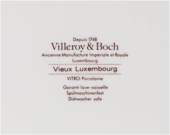 Villeroy & Boch Suppentasse ohne Innendekor Alt Luxemburg