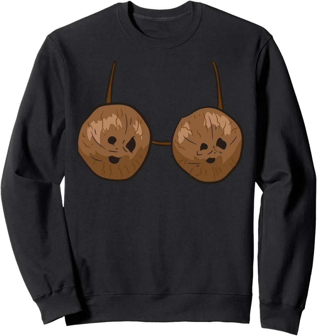 Kokosnuss Sommer Kokosnüsse BH Funny Kokosnuss Sweatshirt