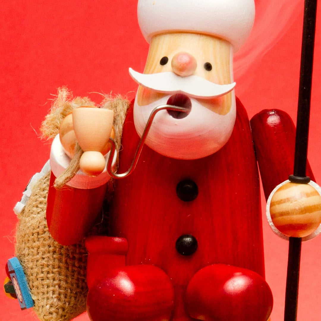 Sikora RM-A Räuchermännchen aus Holz 3 Grössen Verschiedene Motive, Farbe/Modell:A25 rot - Weihnacht