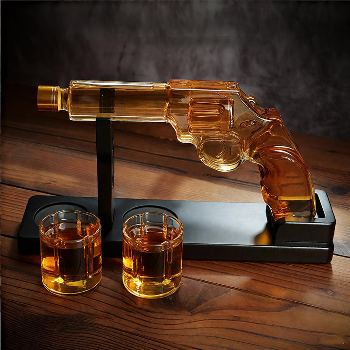 Whiskey Karaffe Set für Männer mit 2 Gläser, Männergeschenk Einzigartiges personalisiertes Geschenk