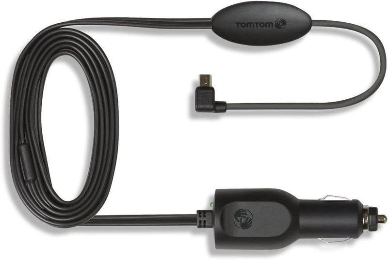 TomTom TMC-Empfänger und USB-Autoladegerät, inkl.Mini USB cable ( im Kabel integriert )