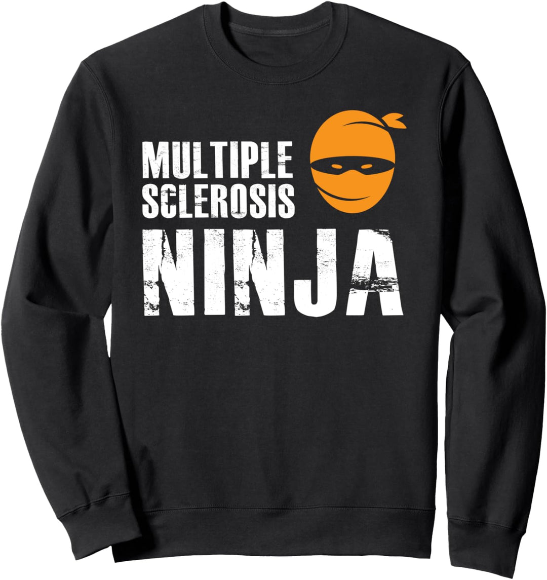 Multiple Sclerosis Ninja - MS Support Awareness Fighter Sweatshirt