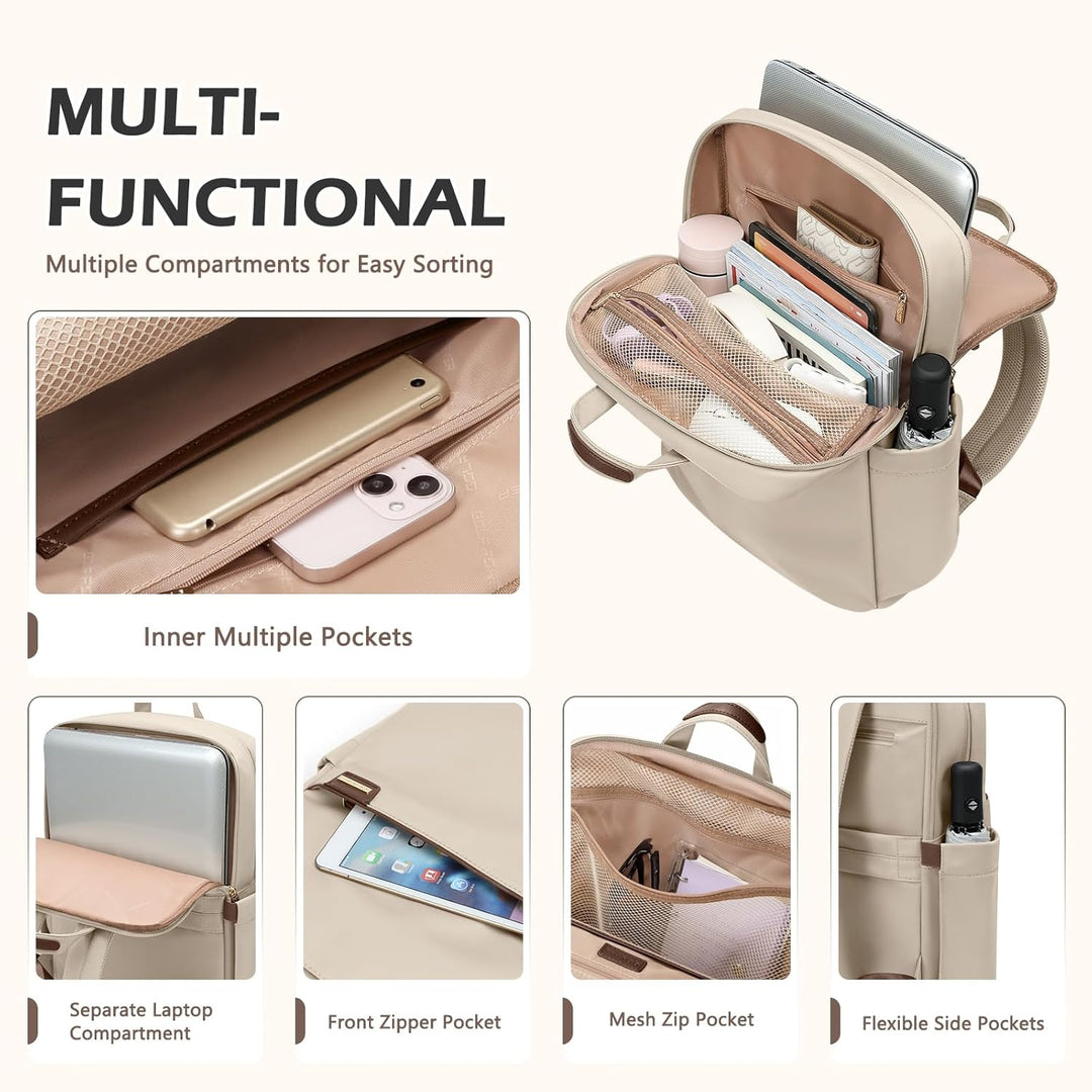 Laptop Rucksack Herren Rucksack Laptop Tasche 15 Zoll, Rucksack Damen Bussiness Rucksack wasserdicht