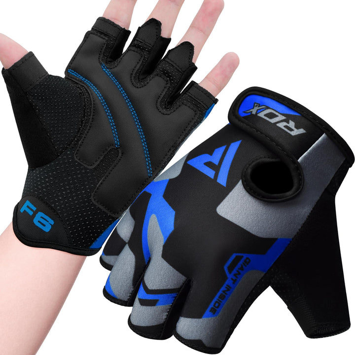 RDX Fitness Handschuhe Damen Herren, Gewichtheben Trainingshandschuhe Krafttraining, rutschfest Gym