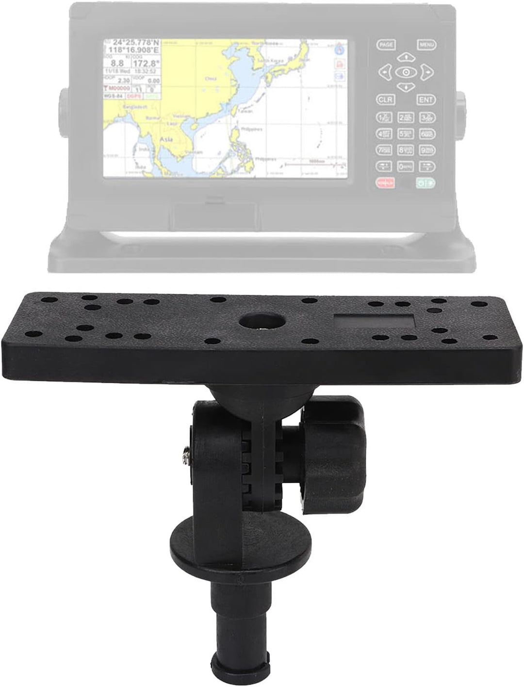 Fischfinder-Halterungsbasis, um 360 Grad Drehbare, Abnehmbare Universal-Boots-Fischfinder-Elektronik
