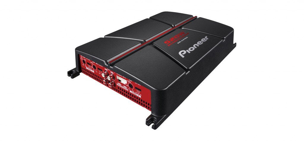 Pioneer GM-A4704 Brückbarer 4-Kanal-Verstärker (520 W), geringe Verzerrung, 6,5 V Eingangsspannung