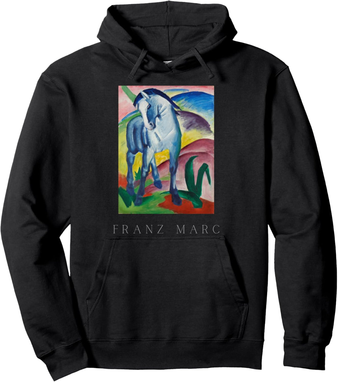 Blaues Pferd Franz Marc Pullover Hoodie