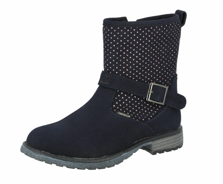 Lico Mädchen Laurie Mode-Stiefel 28 EU Marine Rosa, 28 EU Marine Rosa