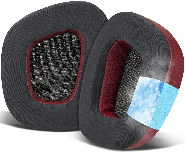 SOULWIT Kühlgel Ersatz Ohrpolster für Corsair Void/Void v2/Void Pro/Void Elite/Surround kabelgebunde