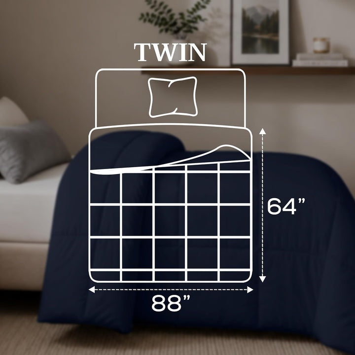 Utopia Bedding All Season 250 GSM Comforter - Soft Down Alternative Comforter - Plush Siliconized Fi