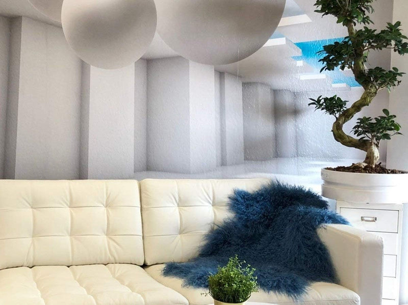 Hollert Lammfell Tibet Sheepskin Monglolisches Schaffell gelockt sehr weich Echtfell Dekoration Läuf