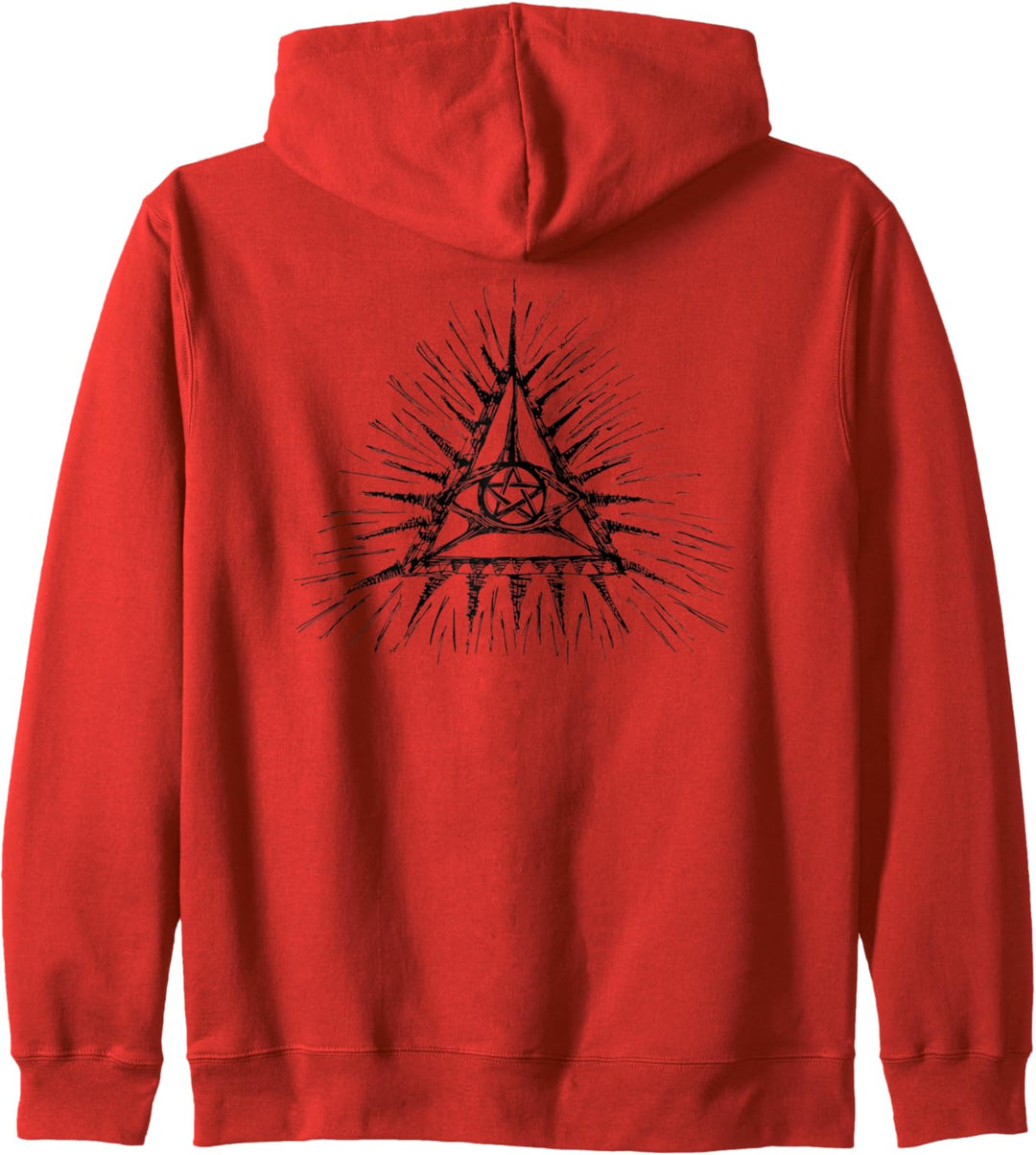 Allsehendes Auge Pentagramm Magie Tarot Okkultismus Horus Kapuzenjacke