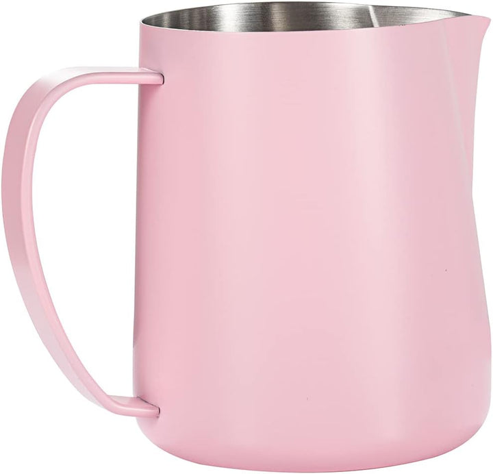 Dianoo Milchaufschäumkrug, 600 ml Edelstahl, Espresso-Dampfkrug, Milchkaffee, Aufschäumbecher, Milch