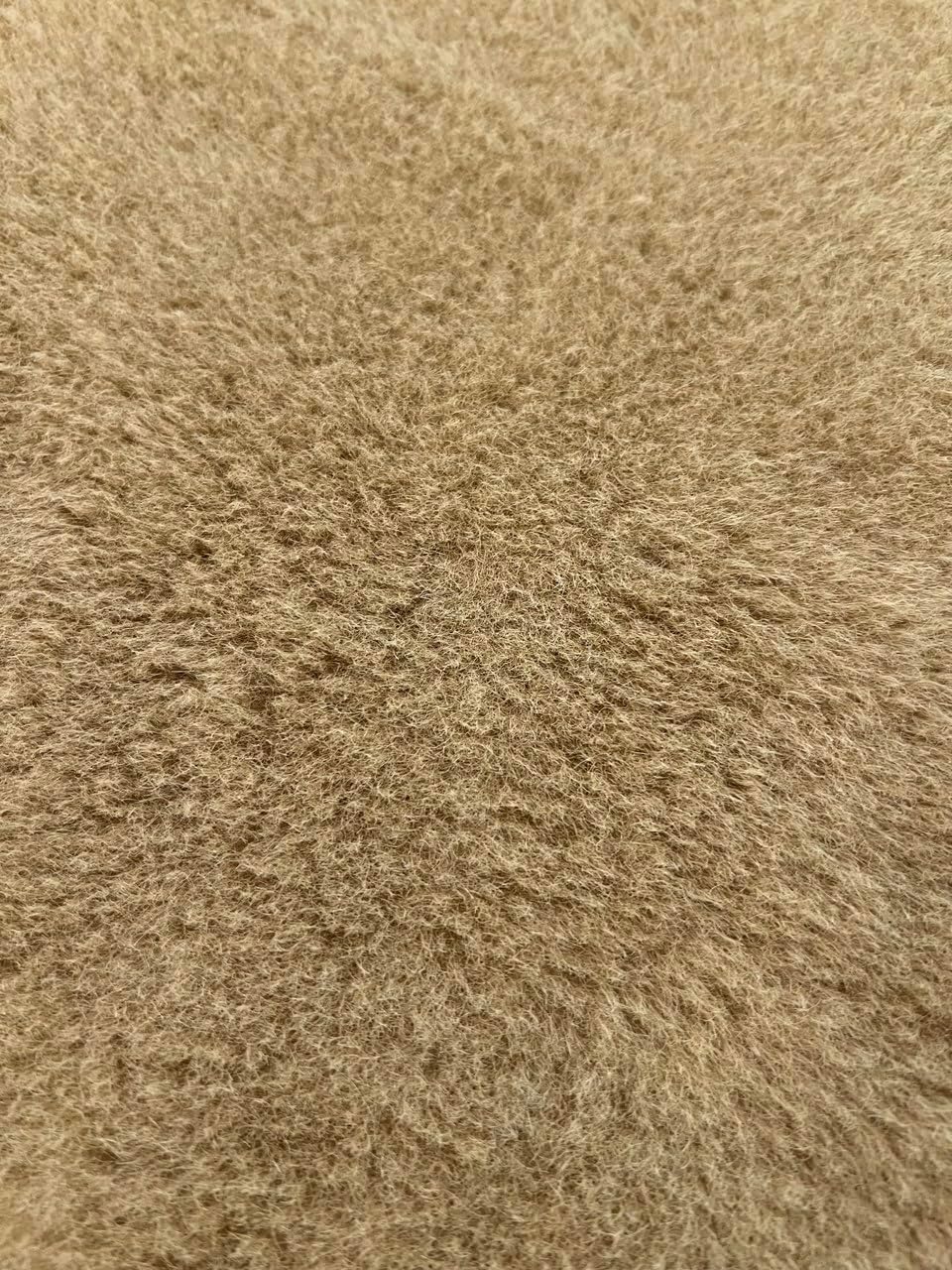 Deutscher 100% Alpaka-Fellstoff für Teddybären DIY 1040 g/m (25×35 Zoll, 34153 CAMEL) 25 x 35 cm 341