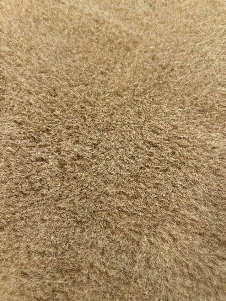 Deutscher 100% Alpaka-Fellstoff für Teddybären DIY 1040 g/m (25×35 Zoll, 34153 CAMEL) 25 x 35 cm 341